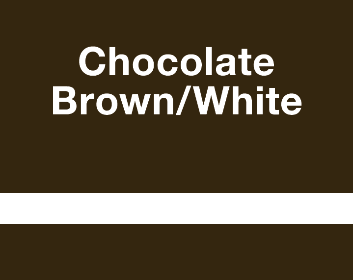 Chocholate Brown/White gravirna plošča, Ultragrave matt